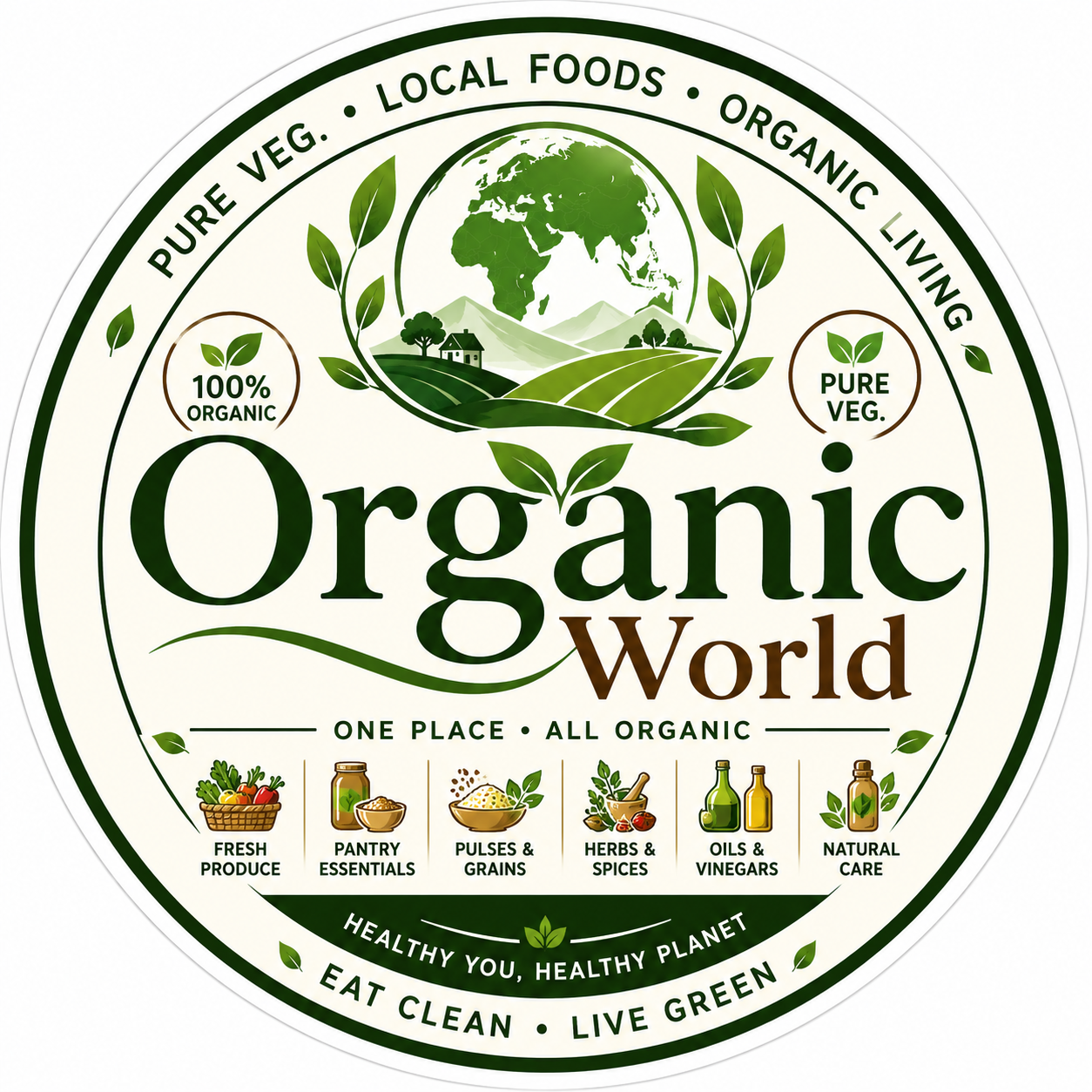 Organic World logo
