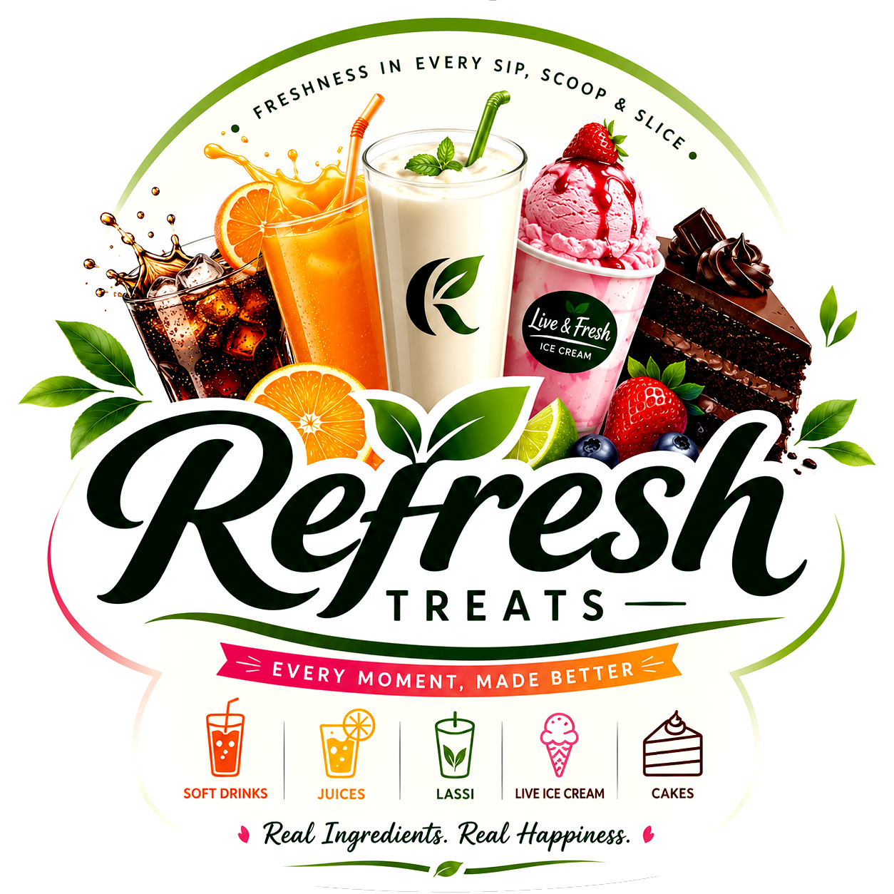 Refresh Treats logo